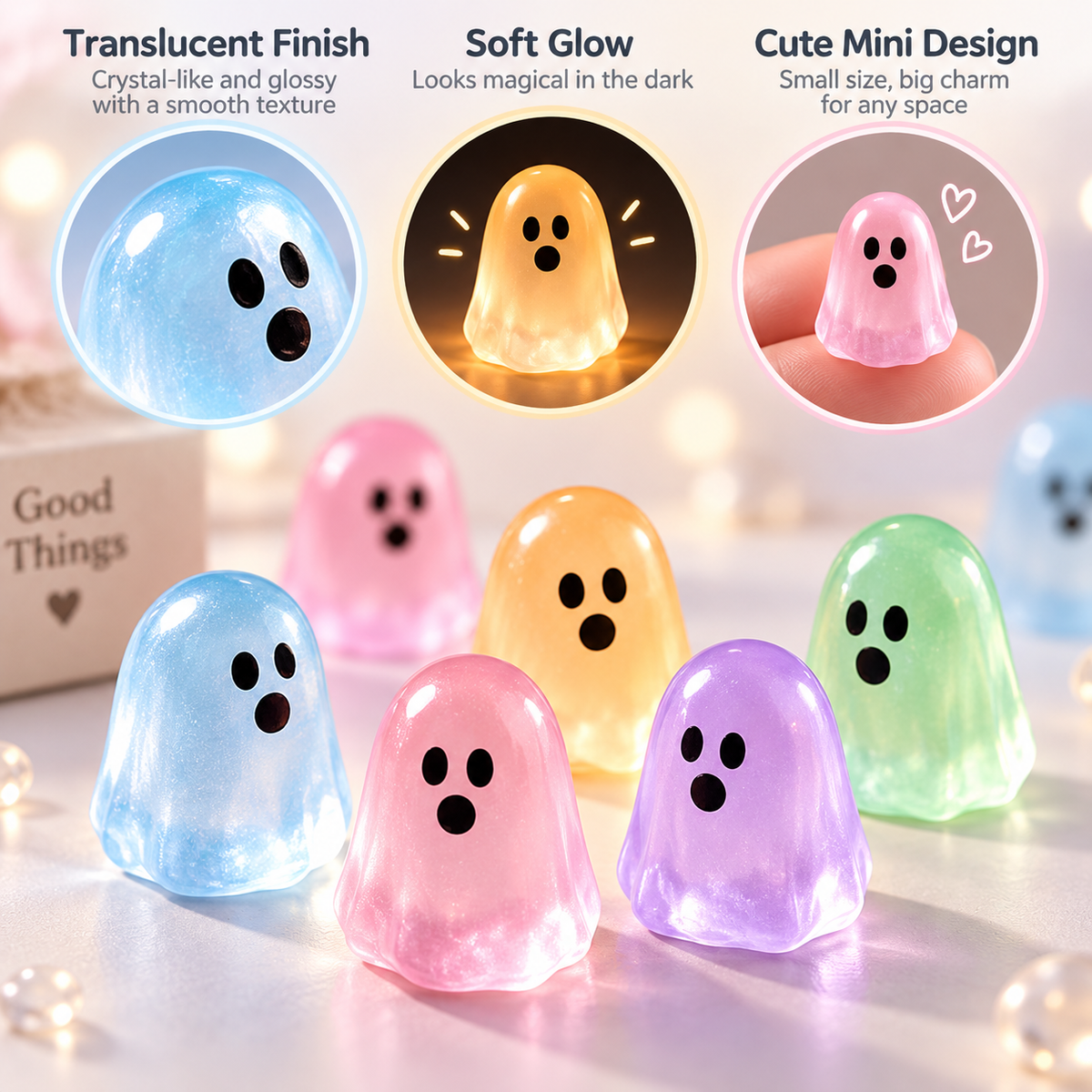 Glow-in-the-Dark Ghost Figurine