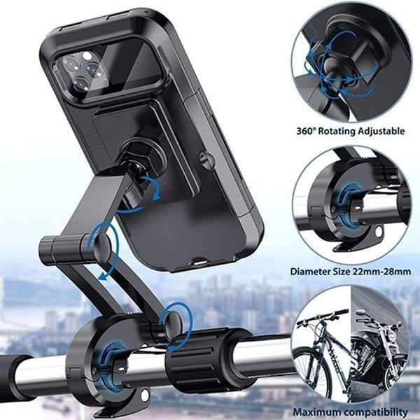 📱 New Arrivals 50% OFF💥Rain-Resistant Phone Holder for Bikes & Motorcycles