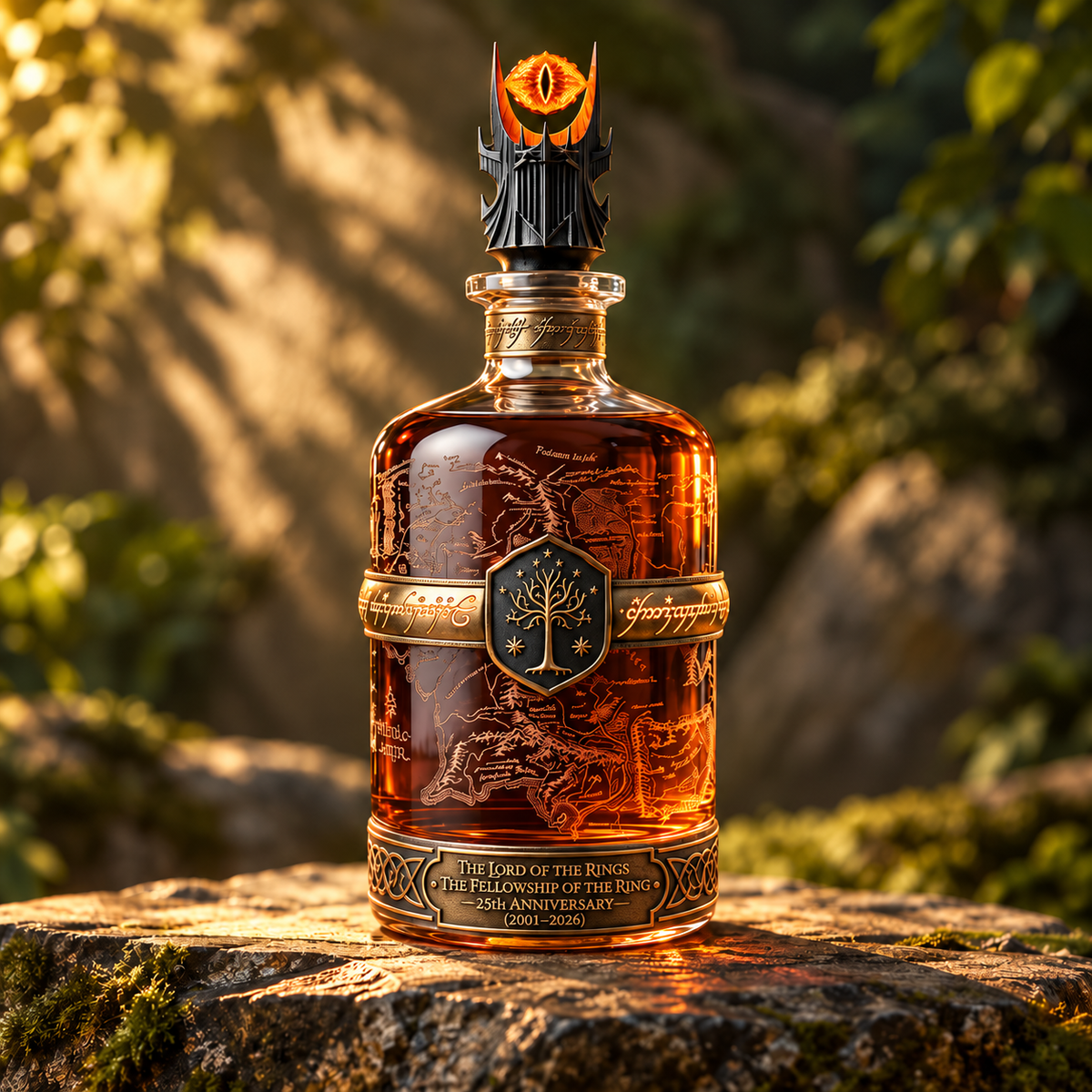 💍🥃 The Lord of the Rings 25th Anniversary Whiskey Decanter