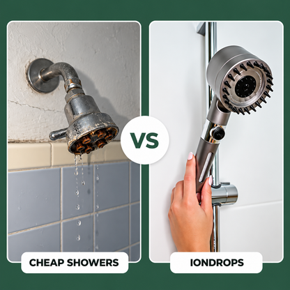 🚿 High-Pressure Filtered Shower Head – 3 Spray Modes, Pause Button & Replaceable Filter ✨