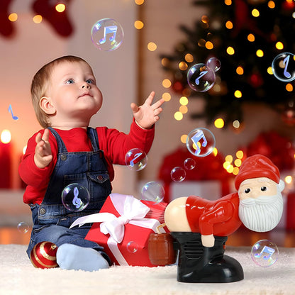 🎅🫧 Funny Santa Bubble Butt Machine – Automatic Bubble Blower for Indoor & Outdoor Holiday Fun 🎄
