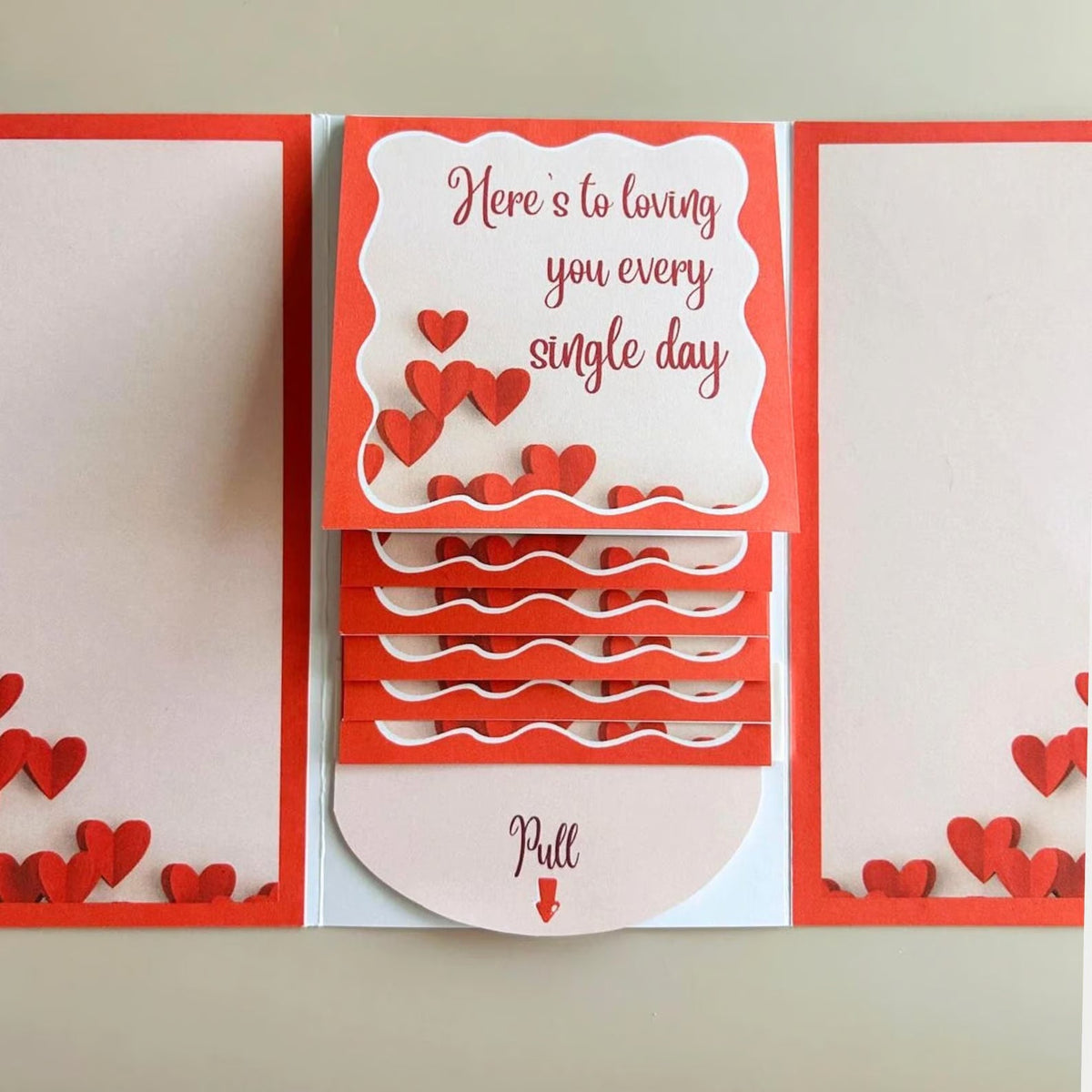 🎄 50% OFF – 4PCS Waterfall Christmas Gift Card Booklet | Fun Pull-Out Surprise 🎁✨