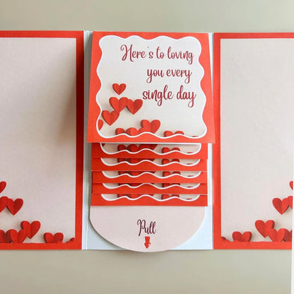 🎄 50% OFF – 4PCS Waterfall Christmas Gift Card Booklet | Fun Pull-Out Surprise 🎁✨