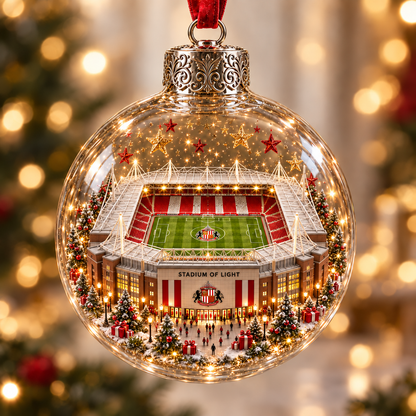 ⚽ Light-Up Football Stadium Christmas Ornament | 20 Styles – 20