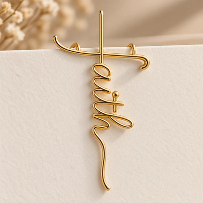 ✝️Faith-Inspired Gold Paper Clips — Meaningful Christian Bookmarks❤️