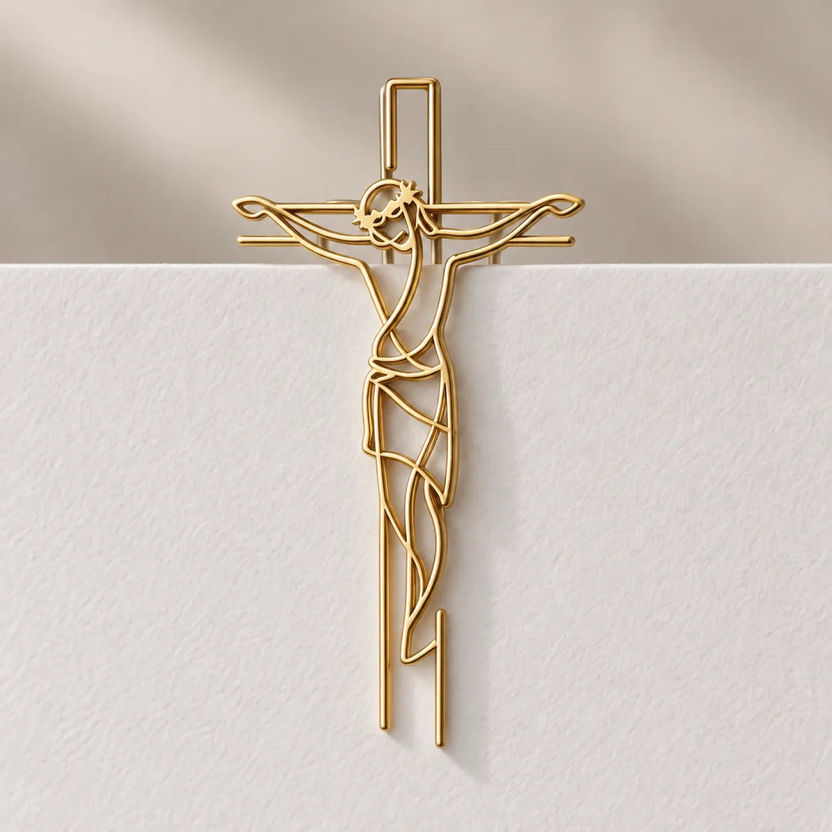 ✝️Faith-Inspired Gold Paper Clips — Meaningful Christian Bookmarks❤️