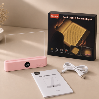 📖✨ Serene Reading Light – Soft, Cozy Illumination for Nighttime Reading