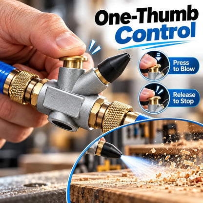 🔧 Inline Air Blow Gun Valve — One Press, Instant Air! 💨
