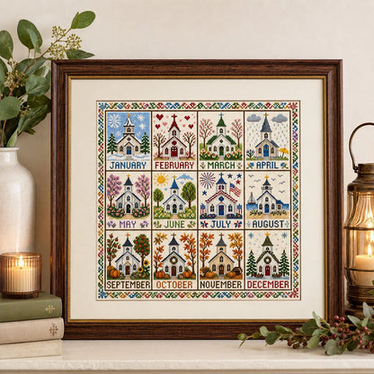 12-Month Cross Stitch Kit