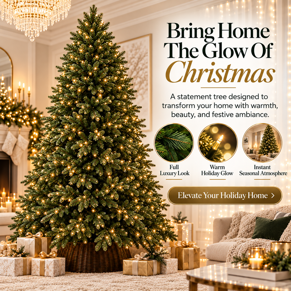 ❄️🏡LED Christmas String Lights – Warm White or Multicolor Holiday Tree Lights🎅💖