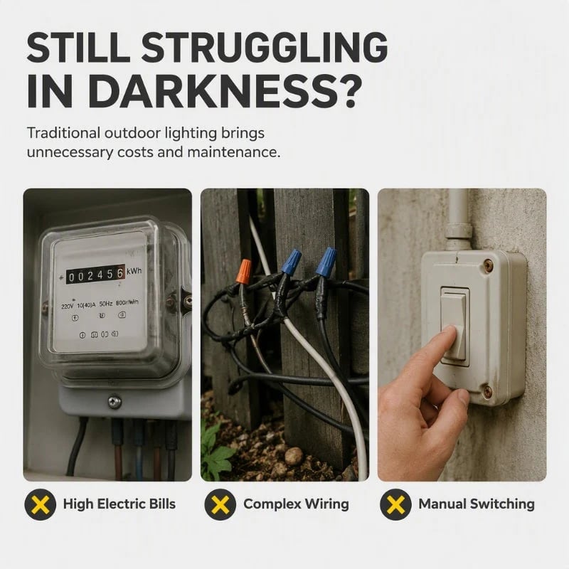 💡 Solar Outdoor LED Lights – Brighten Gutters, Fences & Garden Walls with No Wiring Needed 🏡