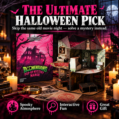 🔎 3D Pop-Up Mystery Manor – Immersive Murder Mystery Investigation Game