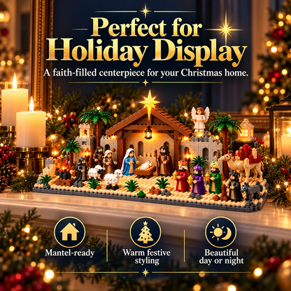 🎄✨ 24-Day Nativity Advent Calendar – Build the Christmas Story, One Day at a Time! ✝️🧱