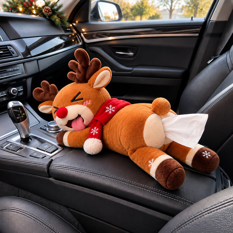 🦌 Funny Christmas Reindeer Tissue Holder