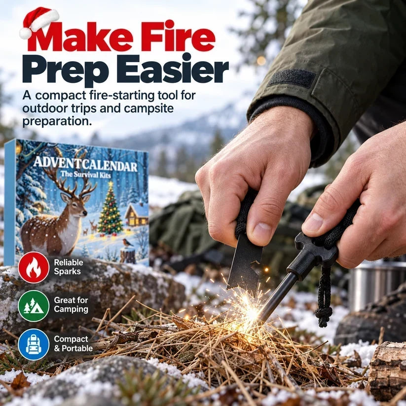 🎄 50% OFF Today! 24-Day Outdoor Gear Advent Calendar for Men