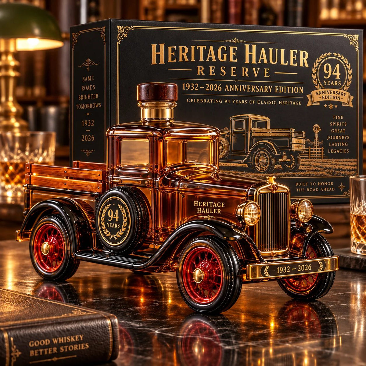 🚚 Heritage Hauler Reserve 94th Anniversary Vintage Truck Decanter