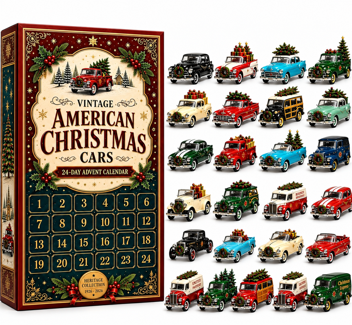 🎄 24-Day Vehicle Advent Calendar