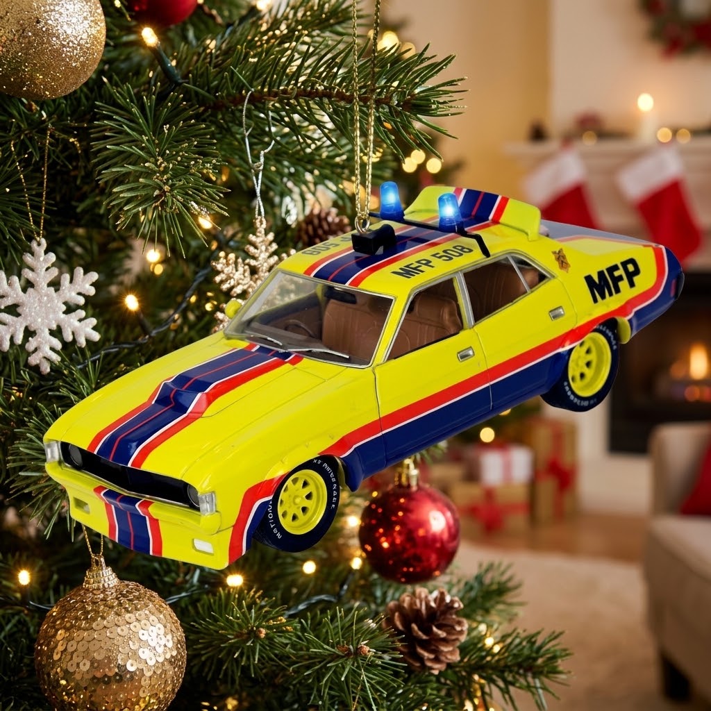 Mad Max MFP Interceptor Christmas Ornament