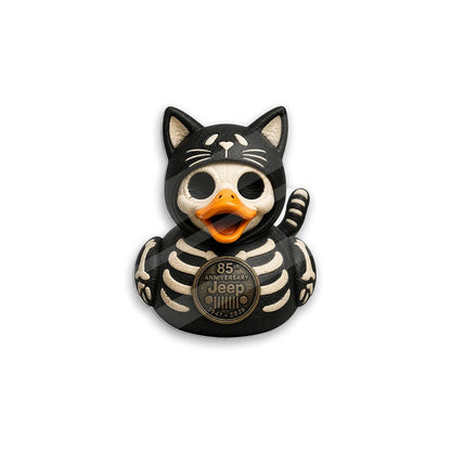 🎃 Jeep 85th Anniversary Grim Reaper Duck Magnet – Halloween Acrylic Car Décor