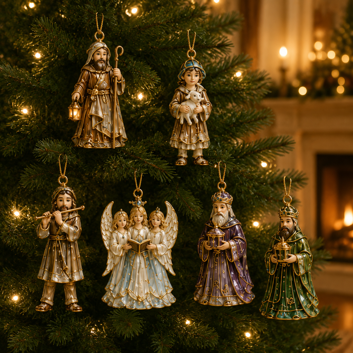 🎄 TODAY ONLY: 50% OFF! 🎁 2026 Nativity Story Advent Calendar – 24-Day Christmas Countdown Ornament Set ✨