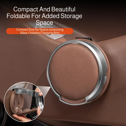 🚗📱 Foldable 2-in-1 Car Cup Holder & Phone Stand – Clip-On Vehicle Organizer ✨