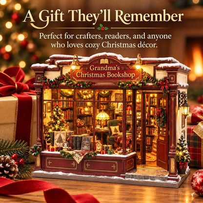 🎄 Build Your Own Grandma’s Christmas Bookshop Nook ✨