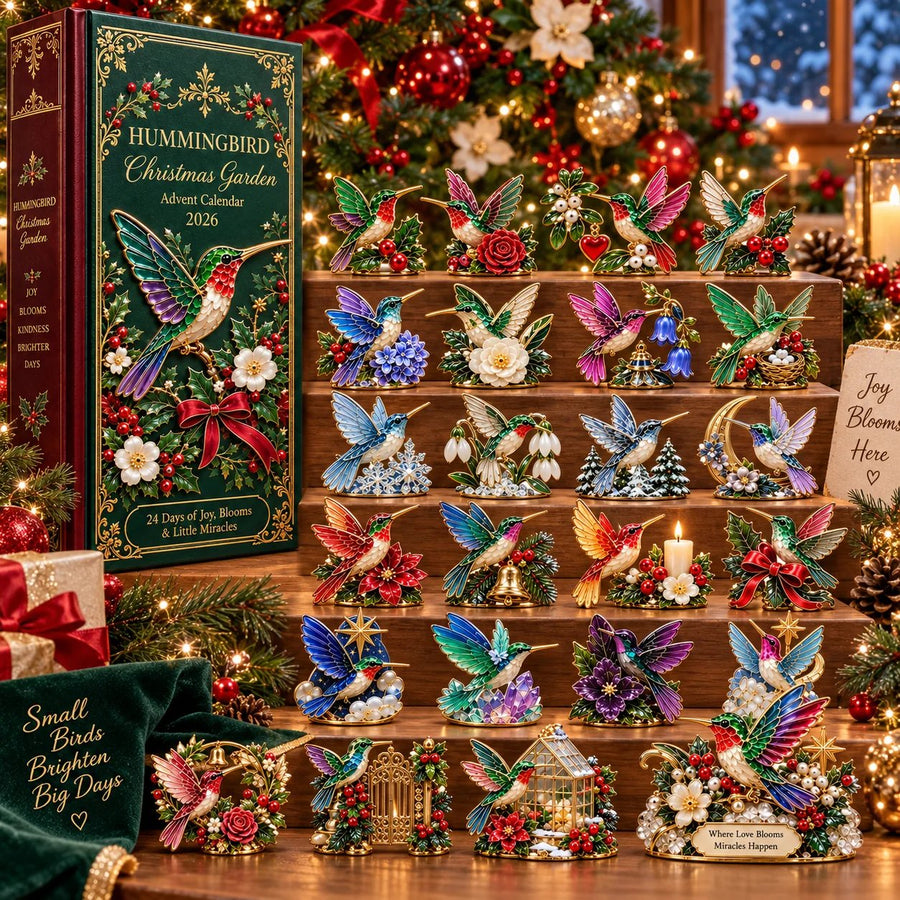 Advent Calendar 2026优化 🐦🎄 Hummingbird Christmas Garden Advent Calendar 2026 – 24 Days of Blooming Holiday Joy 🌸