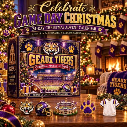 🎄 GEAUX TIGERS! Football Christmas Advent Calendar