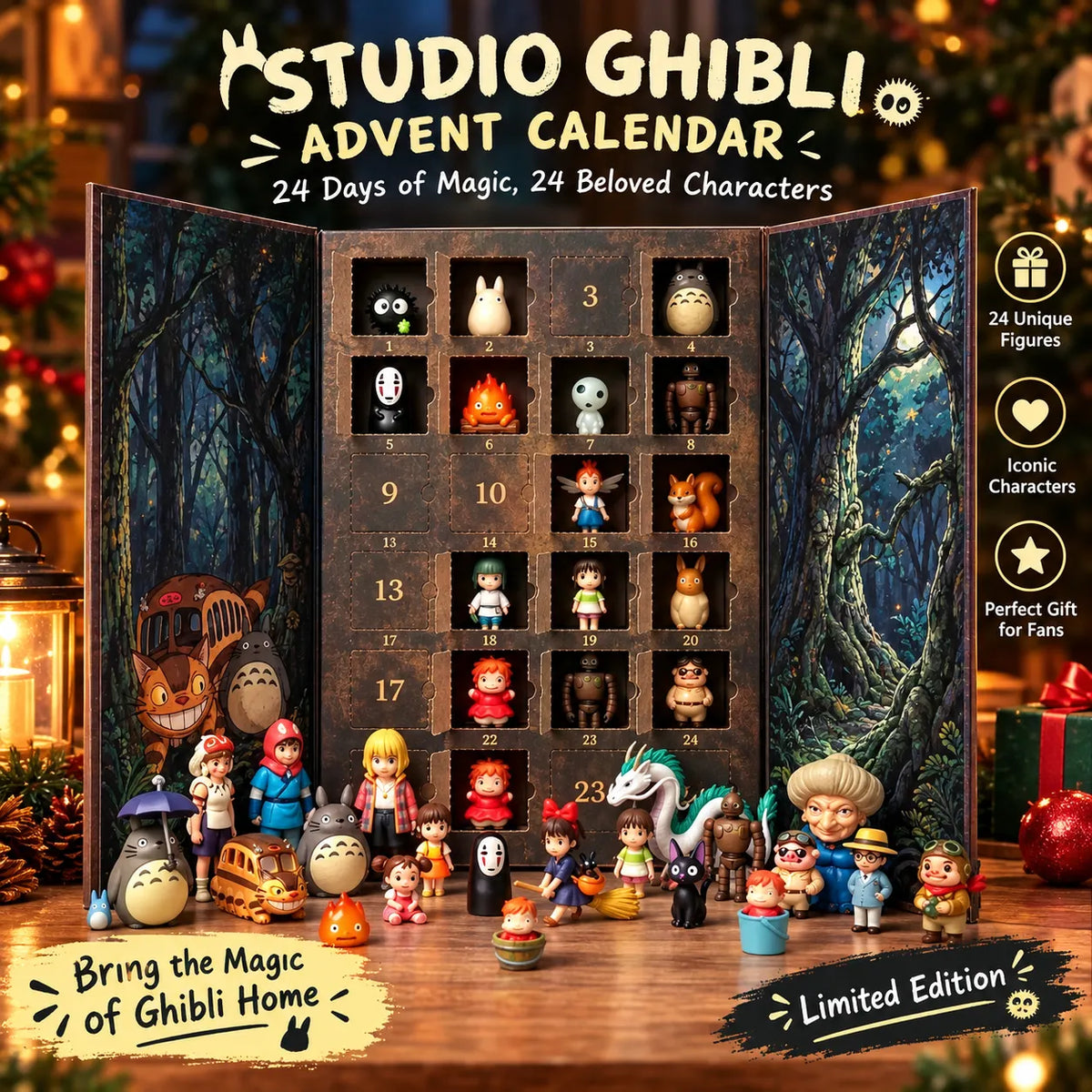 Classic Studio Ghibli Anime Advent Calendar