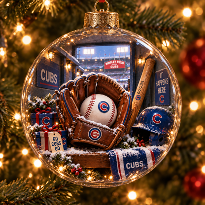 ⚾ Fly the W Light-Up Baseball Christmas Ornament | 8 Styles – 6