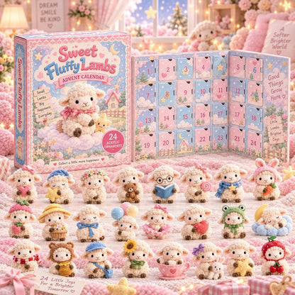 🔥 HOT SALE – 50% OFF! 🎄 Sweet Fluffy Lambs Advent Calendar 2026 – 24 Days of Festive Surprises 🐑