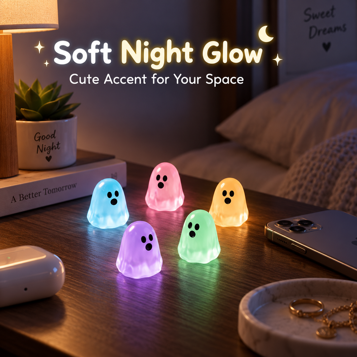 Glow-in-the-Dark Ghost Figurine