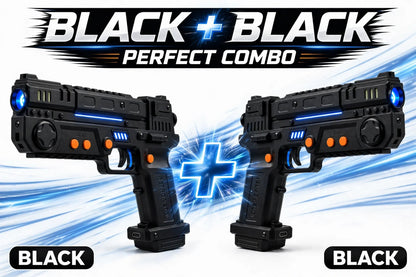 RetroZone Gaming System | 2-Player Retro Light Gun Pistol Combo