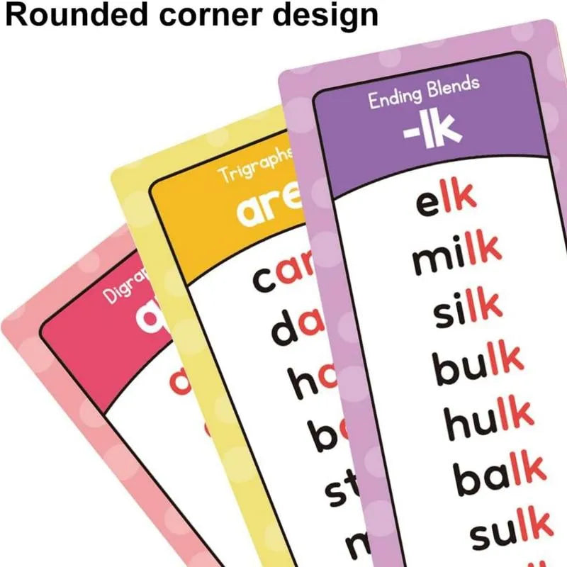 🌟 Phonics Flash Cards – 117 Sound Families & 900+ Rhyming Words for Early Reading