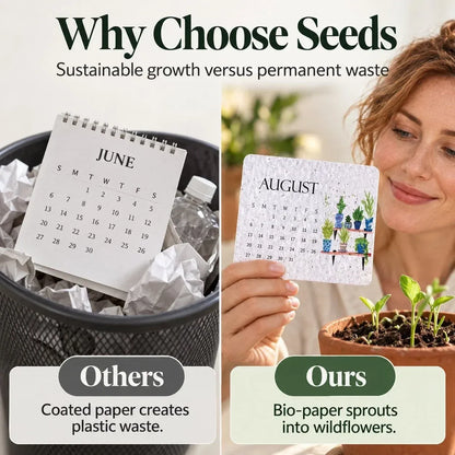 ✨⏳ Last Day Promotion🌱Eco-Friendly Plantable ''Timeless'' Seed Calendar 2027