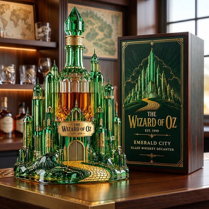 Emerald City Glass Whiskey Decanter