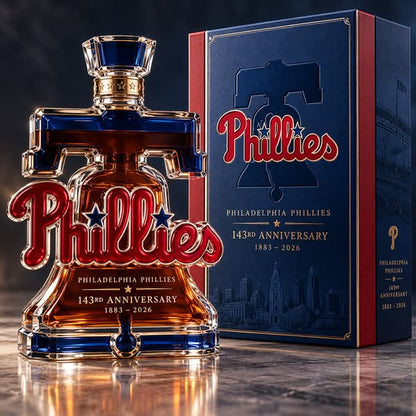 The Phils 143rd Anniversary Whiskey Bottle