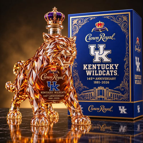 GO 'CATS 145th Anniversary Whiskey Bottle