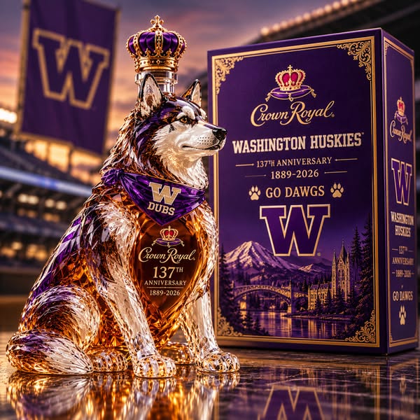 Go Dawgs 37th Anniversary Whiskey Bottle