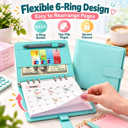 📒💰 Budget Planner Binder — Track Expenses, Save More Money!