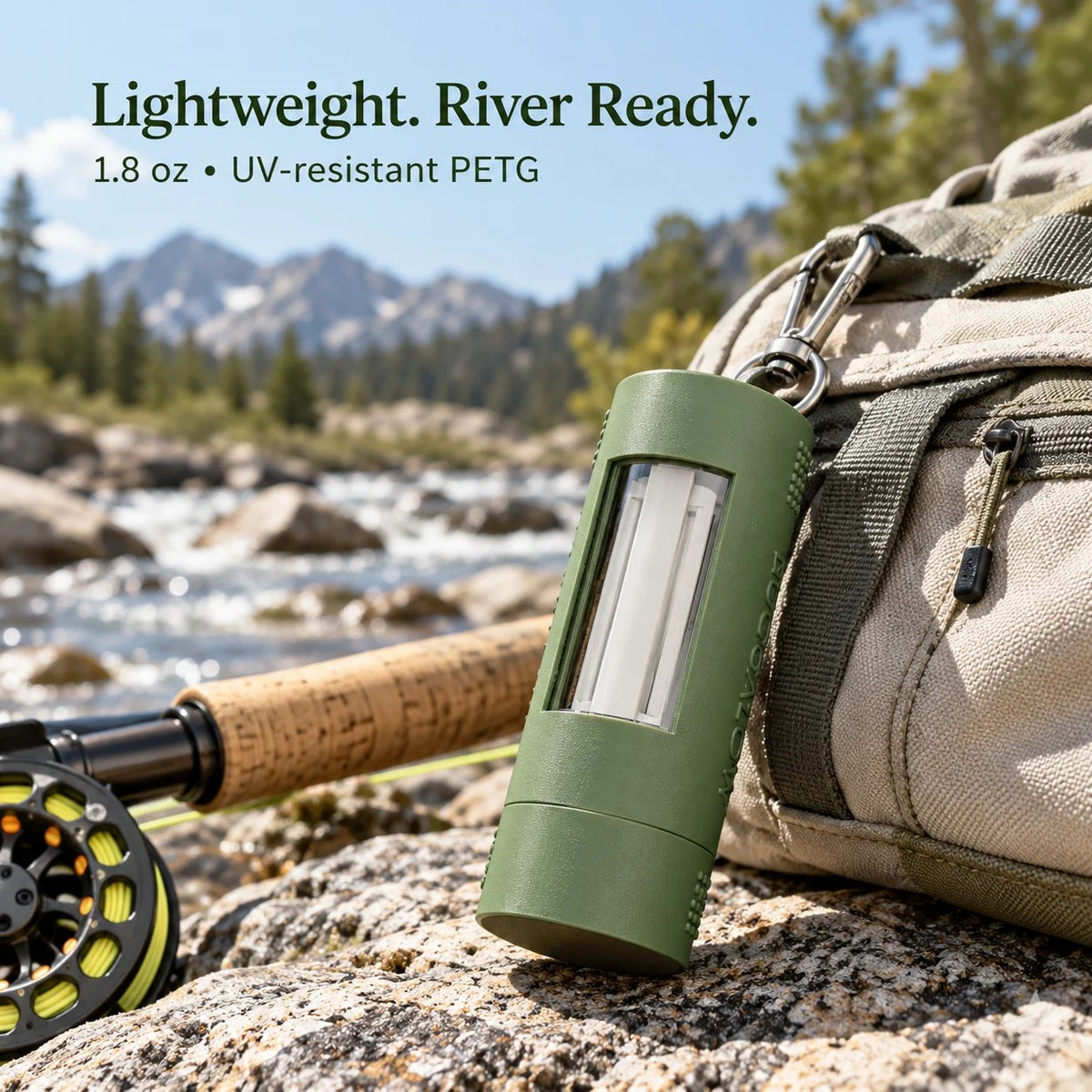 🎣 Wearable Fly Box | One-Hand Access, Clear View & Up to 40 Flies