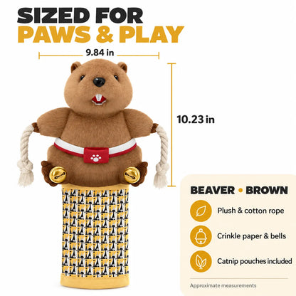 🤼‍♂️ Cat Wrestling Glove Toy [Catnip Pocket Included] - Safe, Interactive Play for Your Feline!