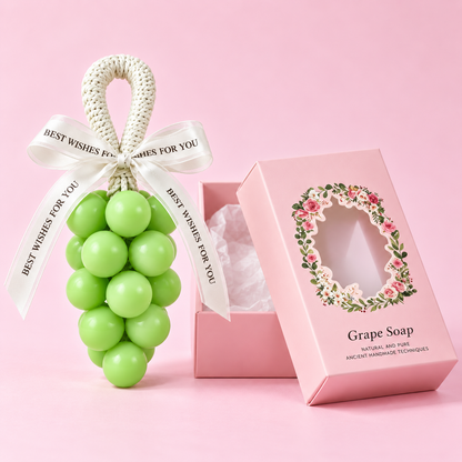 🍇 Lily’s Handmade Grape Soap – Small-Batch Natural Oil Soap with Gentle Scent 💜