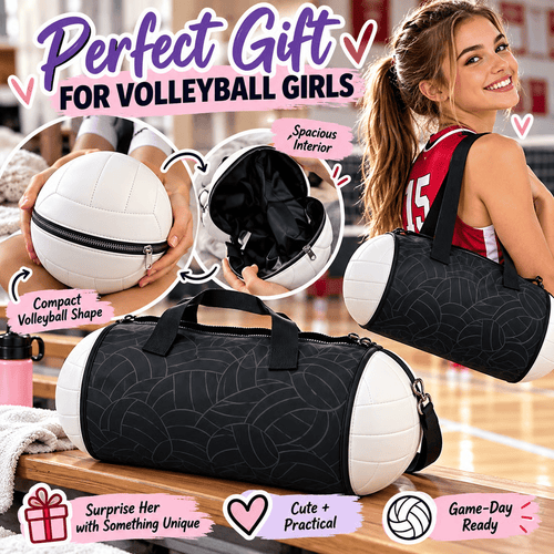 🏐🎒 2-in-1 Convertible Volleyball Duffel Bag – Expandable Sports Bag 💖