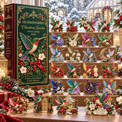 Advent Calendar 2026优化 🐦🎄 Hummingbird Christmas Garden Advent Calendar 2026 – 24 Days of Blooming Holiday Joy 🌸