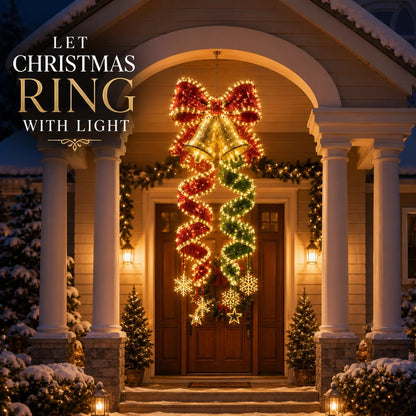 🎄✨ Christmas Magic Spiral Hanging LED Lights – Festive Holiday Glow Collection 💫