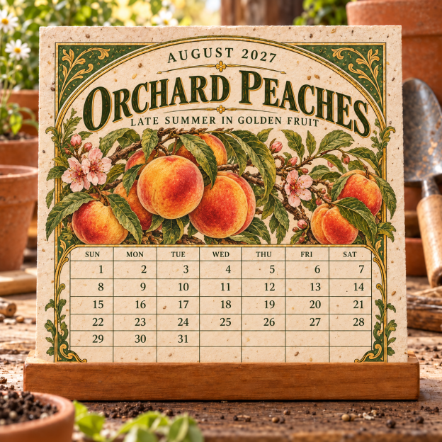🌻 2027 The Heirloom Garden Plantable Seed Calendar