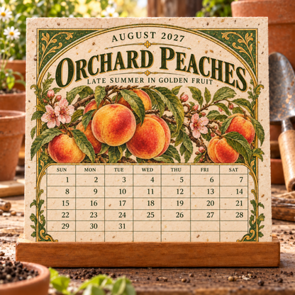 🌻 2027 The Heirloom Garden Plantable Seed Calendar