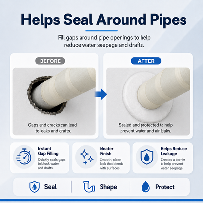 🔥Summer Limited-Time 50% OFF🛠️  New-Multi-Purpose Wall & Pipe Sealing Clay✈️
