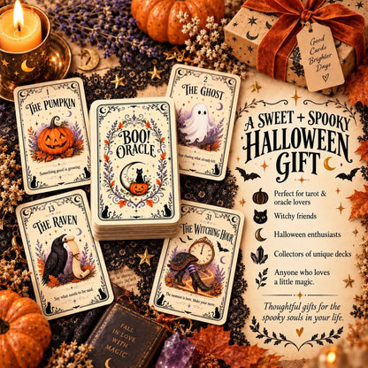 🎃 31 Nights of Halloween Oracle Deck – Sweet & Spooky Daily Messages 🔮